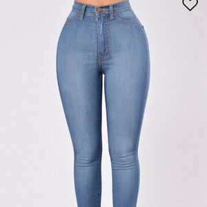 Fashion Nova Classic High Waisted Jean